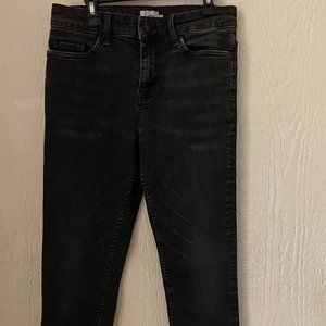 Loom Craft Quality Black Skinny Jeans Size Waist  28  Length 30"